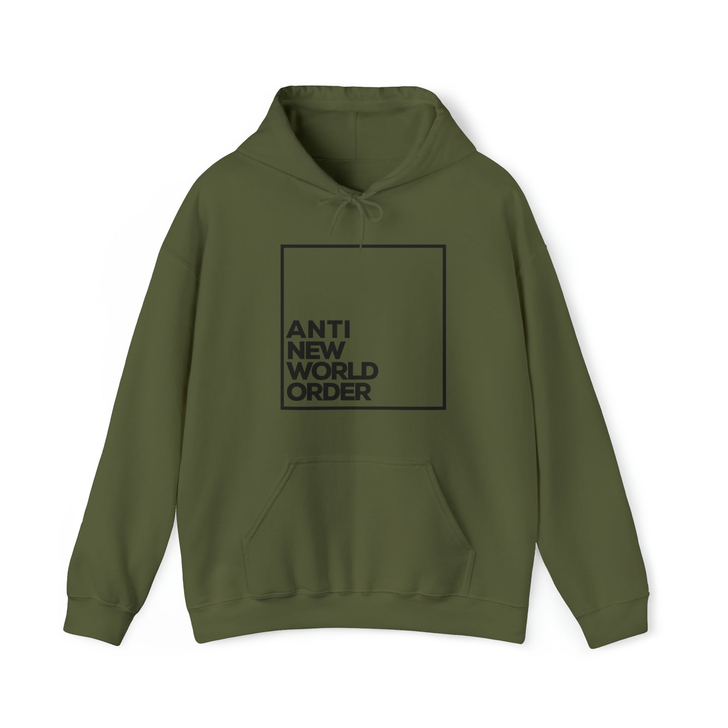 "ANTI NEW WORLD ORDER" Hooded Sweatshirt