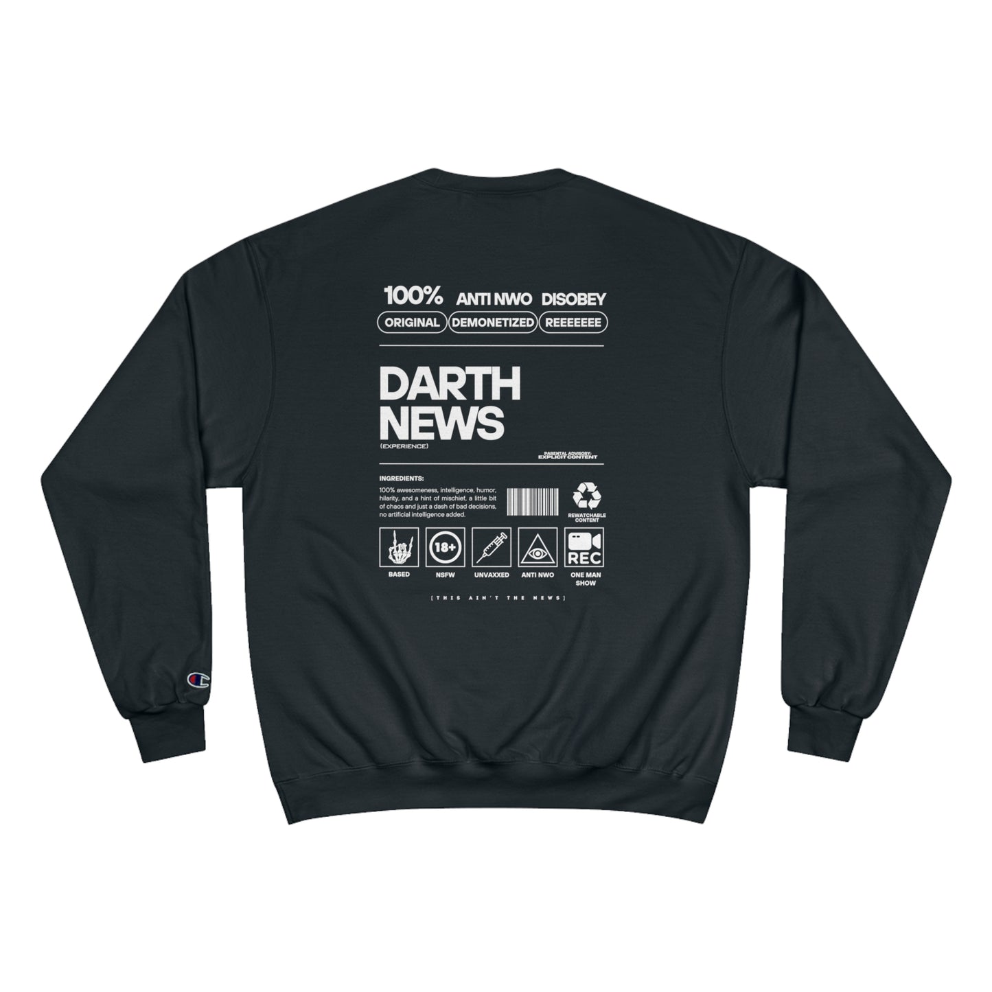 DARTHNEWS (limited edition) - Champion Sweatshirt