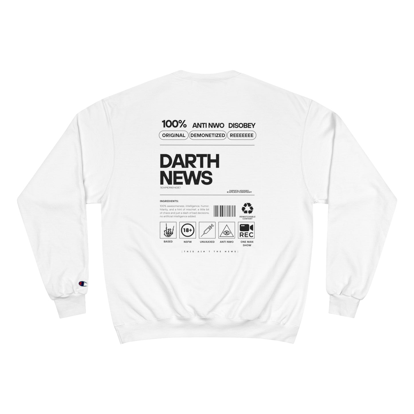 DARTHNEWS (limited edition) - Champion Crewneck Sweatshirt