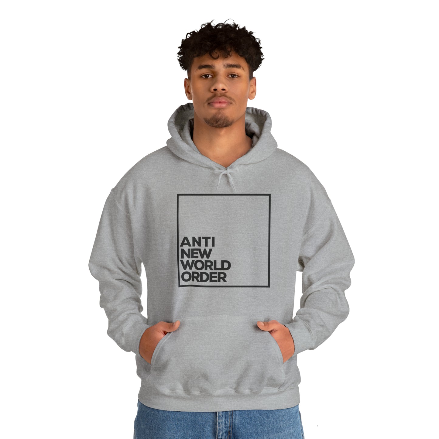 "ANTI NEW WORLD ORDER" Hooded Sweatshirt