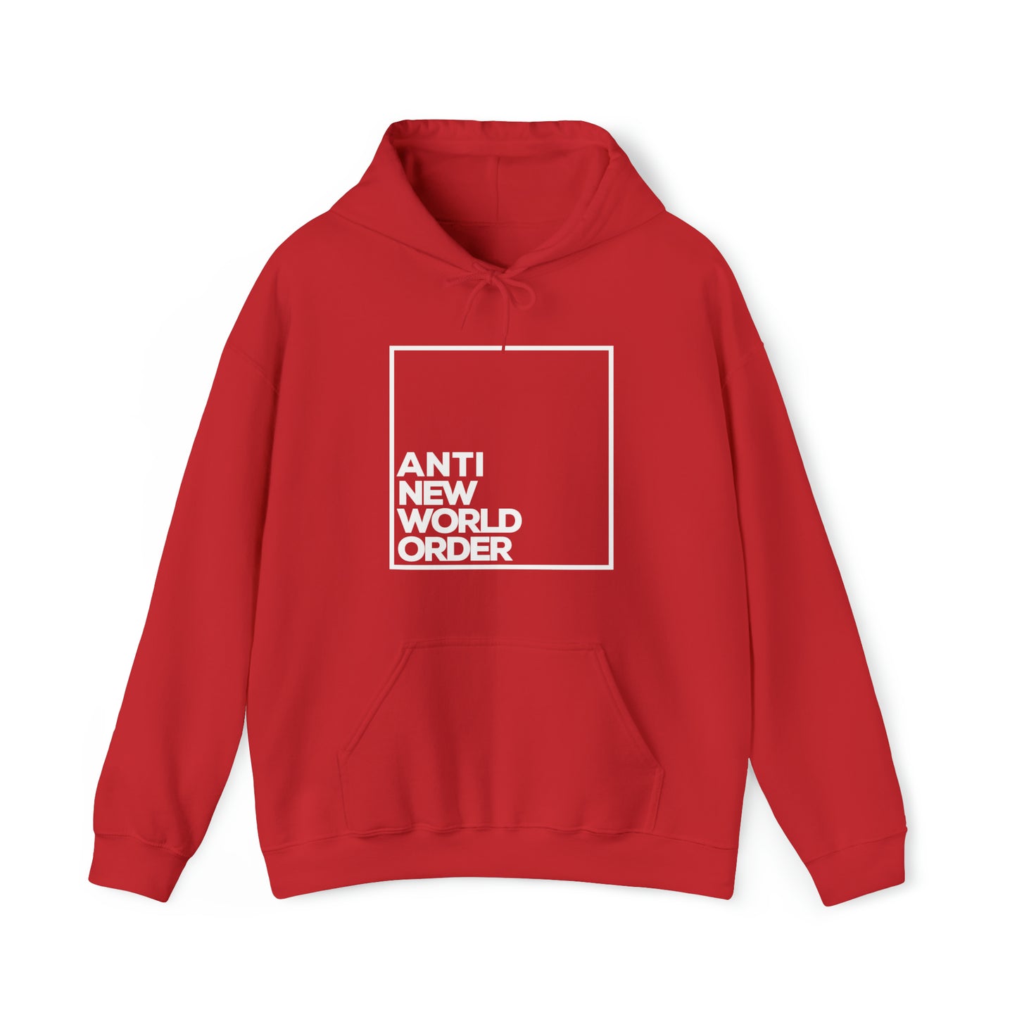 "ANTI NEW WORLD ORDER" Hooded Sweatshirt